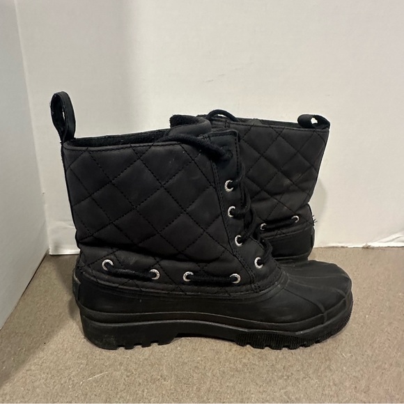 Sperry Women’s 6.5 Top-Sider Black Gosling Waterproof Quilted Duck Boots - Picture 6 of 10